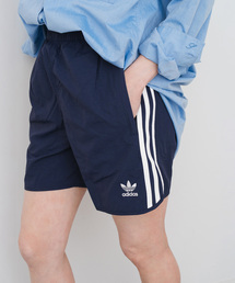 2009年製 Adidas ナイロンパンツ ベージュ S レディース ストレート jtc69_1.jpg