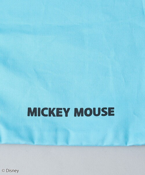 coen（コーエン）の「【MICKEY(ミッキー) / 別注】プリント巾着ポーチ（ポーチ・レディース・その他1/ライトブルー/ライトピンク・FREE）」の4枚目の写真