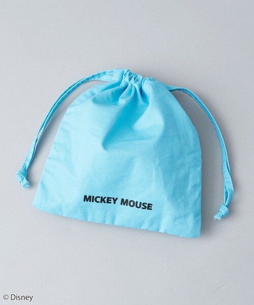 coen（コーエン）の「【MICKEY(ミッキー) / 別注】プリント巾着ポーチ（ポーチ・レディース・その他1/ライトブルー/ライトピンク・FREE）」の5枚目の写真