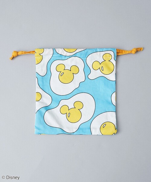 coen（コーエン）の「【MICKEY(ミッキー) / 別注】プリント巾着ポーチ（ポーチ・レディース・その他1/ライトブルー/ライトピンク・FREE）」の7枚目の写真