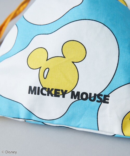 coen（コーエン）の「【MICKEY(ミッキー) / 別注】プリント巾着ポーチ（ポーチ・レディース・その他1/ライトブルー/ライトピンク・FREE）」の9枚目の写真