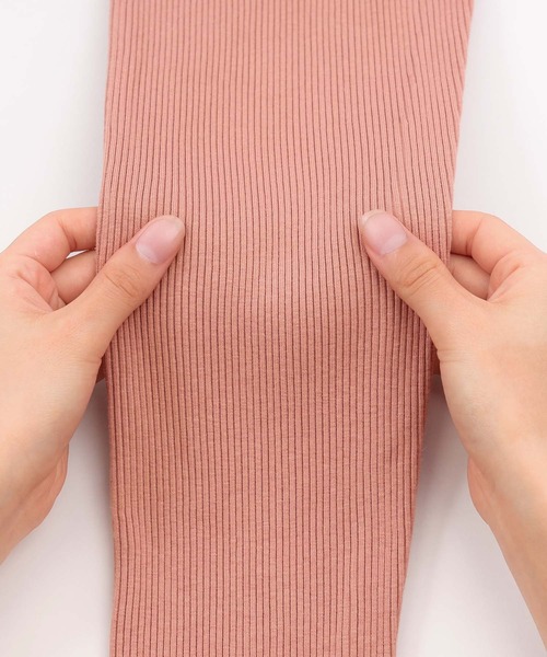 JILL STUART（ジルスチュアート）の「≪WEB限定≫JILLSTUART レディース リブレギンス ルームウェア 93140003（ルームウェア/パジャマ・レディース・ローズ/グレー・M/L）」の8枚目の写真