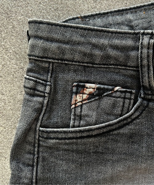 lilful（リルフル）の「2WAY 折り返しレオパードデニムショートパンツ　ホットパンツ（デニムパンツ・レディース・ブラック系その他・S/M）」の11枚目の写真
