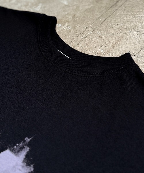 CALIFORNIA OUTFITTERS(カリフォルニア アウトフィッターズ)の「7D5 クラッシュペイント ロゴTシャツ(Tシャツ/カットソー・メンズ・ホワイト/ブラック/カーキ・FREE)」の7枚目の写真