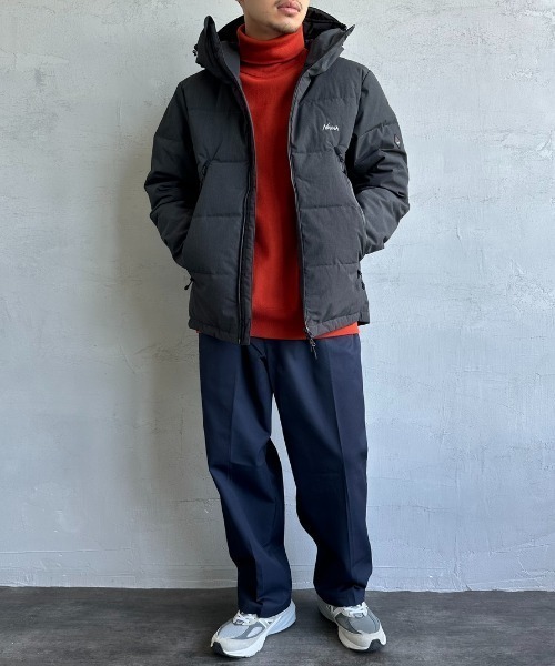 NANGA（ナンガ）の「[NANGA/ナンガ] 別注 HINOC 難燃タフタダウンジャケット（ダウンジャケット/コート・レディース・ベージュ/ブラック/カーキ・S/M/L/XL）」の9枚目の写真