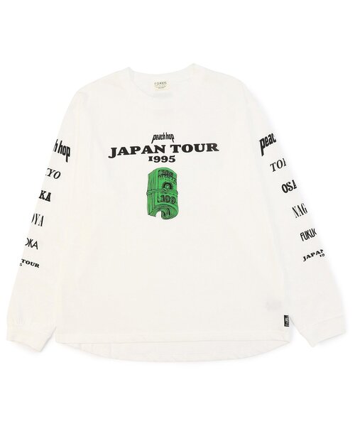 F.O.KIDS(エフオーキッズ)の「5色5柄プリントバリエーション 長袖Tシャツ(オトナ)(Tシャツ/カットソー・キッズ・ピンク/ライム/ブラック/グレー/オフホワイト・MEDIUM/LARGE)」の1枚目の写真