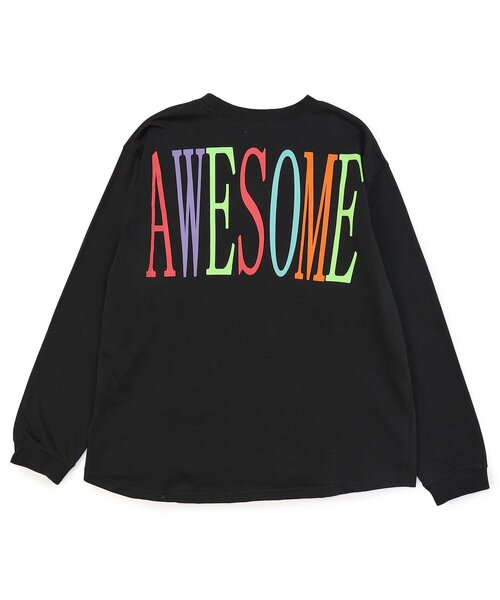 F.O.KIDS(エフオーキッズ)の「5色5柄プリントバリエーション 長袖Tシャツ(オトナ)(Tシャツ/カットソー・キッズ・ピンク/ライム/ブラック/グレー/オフホワイト・MEDIUM/LARGE)」の8枚目の写真