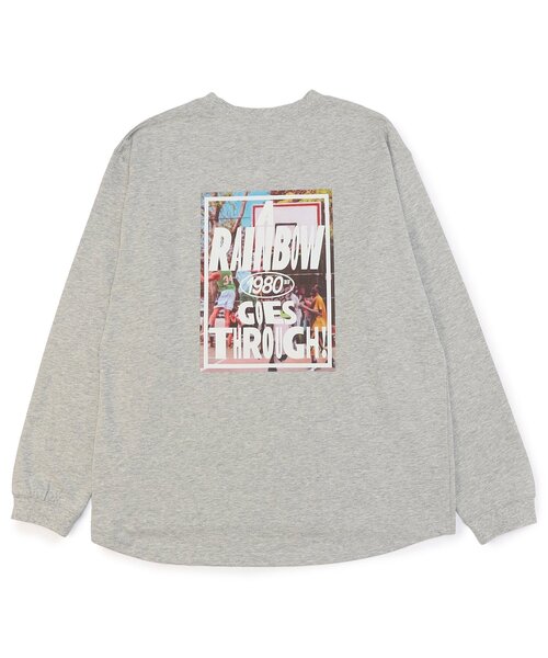 F.O.KIDS(エフオーキッズ)の「5色5柄プリントバリエーション 長袖Tシャツ(オトナ)(Tシャツ/カットソー・キッズ・ピンク/ライム/ブラック/グレー/オフホワイト・MEDIUM/LARGE)」の12枚目の写真