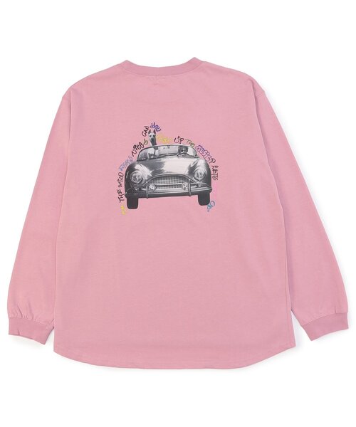 F.O.KIDS(エフオーキッズ)の「5色5柄プリントバリエーション 長袖Tシャツ(オトナ)(Tシャツ/カットソー・キッズ・ピンク/ライム/ブラック/グレー/オフホワイト・MEDIUM/LARGE)」の14枚目の写真