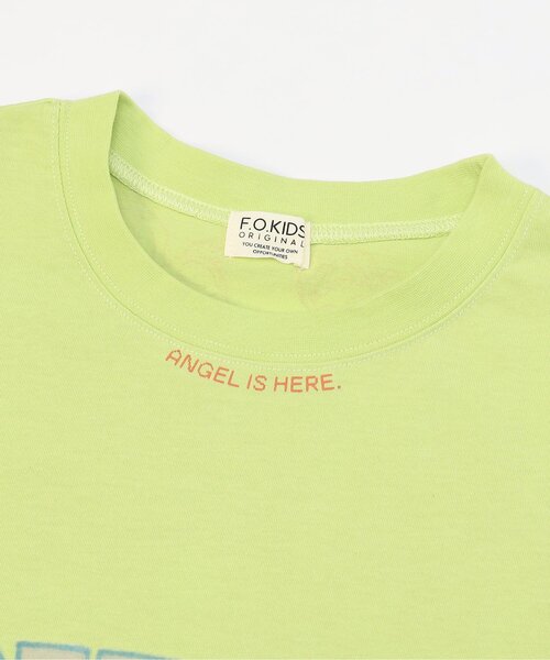 F.O.KIDS(エフオーキッズ)の「5色5柄プリントバリエーション 長袖Tシャツ(オトナ)(Tシャツ/カットソー・キッズ・ピンク/ライム/ブラック/グレー/オフホワイト・MEDIUM/LARGE)」の18枚目の写真