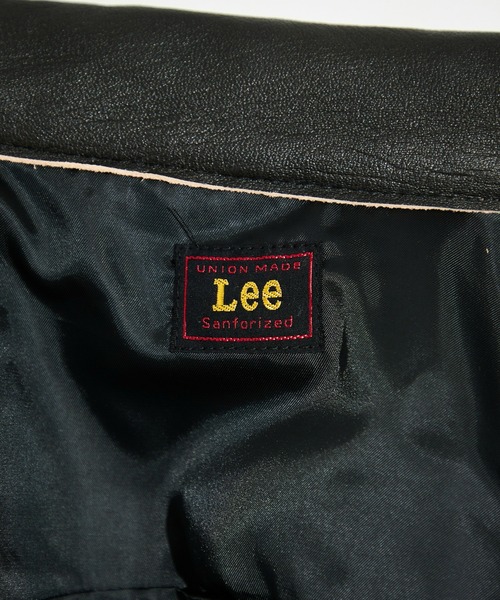 Lee（リー）の「Lee/リー　【新作】RIDERS JACKET LEATHER　レザージャケット/ライダースジャケット/牛革レザー（その他アウター・メンズ・ブラック・40/42/44/38/36）」の8枚目の写真