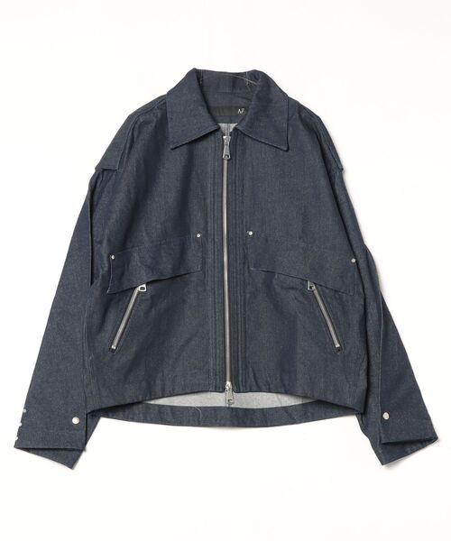 ROYAL FLASH(ロイヤルフラッシュ)の「A.F ARTEFACT/エーエフ・アーティファクト/Tuck Sleeve Jacket/ag-12013-2(デニムジャケット・メンズ・ブルー・2/3)」の8枚目の写真