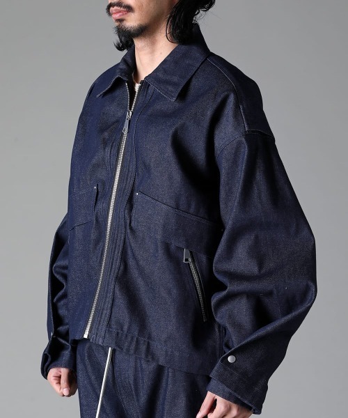 ROYAL FLASH(ロイヤルフラッシュ)の「A.F ARTEFACT/エーエフ・アーティファクト/Tuck Sleeve Jacket/ag-12013-2(デニムジャケット・メンズ・ブルー・2/3)」の4枚目の写真