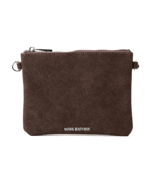 NATURAL BEAUTY BASIC（ナチュラルビューティーベーシック）の「◇グレインホーボーバッグ（ショルダーバッグ・レディース・ダークブラウン/ベージュ・ﾌﾘ-）」の10枚目の写真