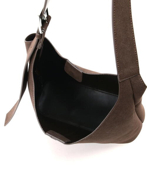 NATURAL BEAUTY BASIC（ナチュラルビューティーベーシック）の「◇グレインホーボーバッグ（ショルダーバッグ・レディース・ダークブラウン/ベージュ・ﾌﾘ-）」の11枚目の写真