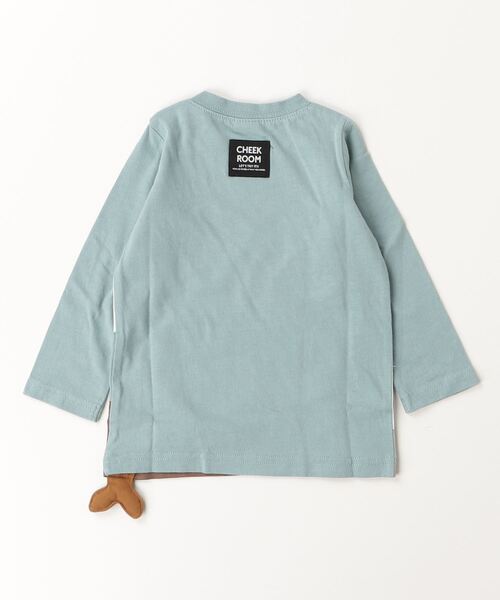 CHEEK ROOM(チークルーム)の「CHEEK ROOM/チークルーム 北極南極動物 ロングTシャツ(Tシャツ/カットソー・キッズ・イエロー/ブルー/レッド・80cm/90cm/100cm/110cm/120cm/130cm)」の5枚目の写真