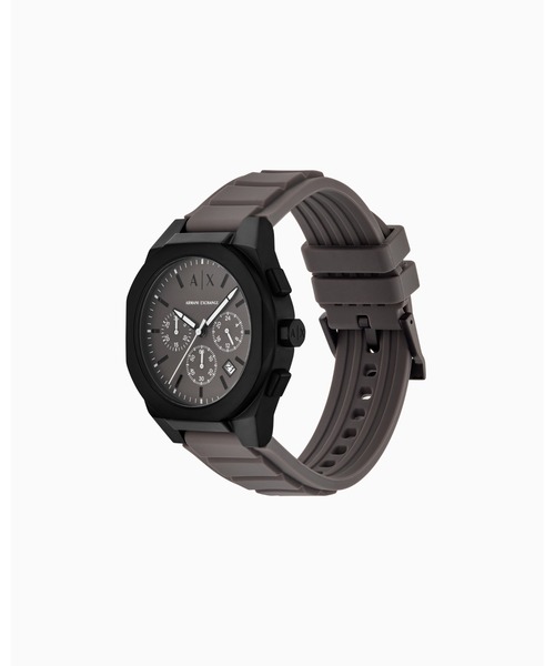ARMANI EXCHANGE（アルマーニエクスチェンジ）の「【A|X アルマーニ エクスチェンジ】シリコンベルトウォッチ(尾錠)RAFAEL_AX4191（アナログ腕時計・メンズ・その他1・FREE）」の2枚目の写真