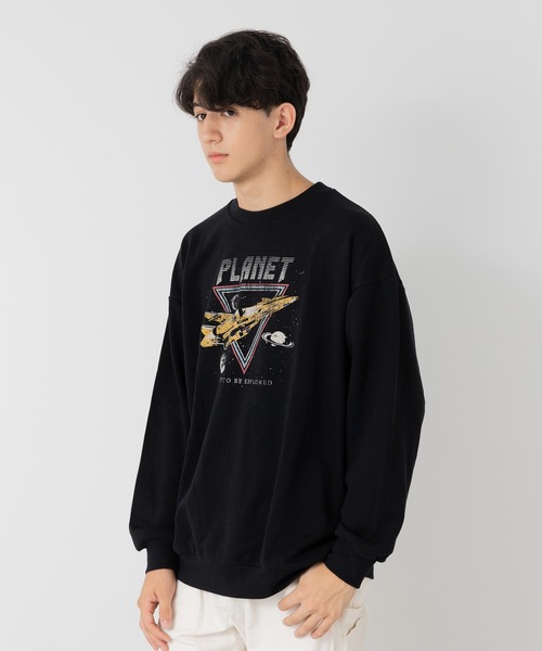 JAM & LINK(ジャムアンドリンク)の「プリント裏毛トレーナー(スウェット・レディース・D/C/A/B・LARGE/MEDIUM)」の10枚目の写真