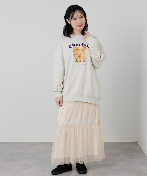 JAM & LINK(ジャムアンドリンク)の「プリント裏毛トレーナー(スウェット・レディース・D/C/A/B・LARGE/MEDIUM)」の11枚目の写真