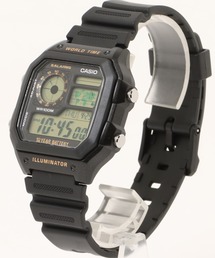 CASIO カシオ スタンダード デジタルウォッチ ラバーベルト 100M防水 腕時計 クォーツ ラバーベルト /// AEシリーズ