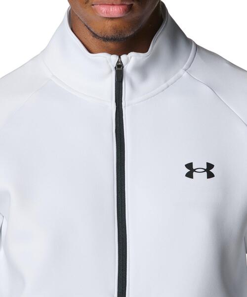UNDER ARMOUR(アンダーアーマー)の「UAアーマーニット トラックジャケット(トレーニング/メンズ)(ジャージ・メンズ・ホワイト・L/M/XL/3XL/2XL)」の4枚目の写真