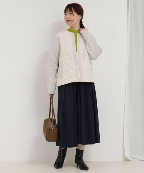 エルマンノシェルヴィーノ ジャケット ニット 切替 ニット ブルゾン フルジップ 切替ニットブルゾン（2214107）｜HERNO(ヘルノ）｜MEN'S（MEN'S