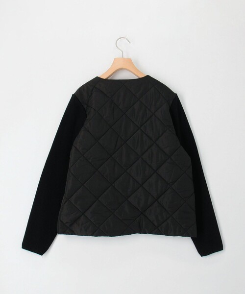 新品未使用　MORABITO プルミエ　ノーカラー セータージャケット ブラック 新品未使用 MORABITO プルミエ ノーカラー セータージャケット