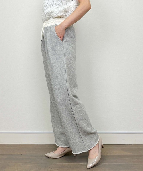 DIARIUM（ディアリウム）の「【日本製】配色スウェットパンツ（その他パンツ・レディース・ブラック/グレー・M）」の11枚目の写真
