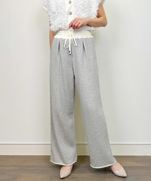 DIARIUM（ディアリウム）の「【日本製】配色スウェットパンツ（その他パンツ・レディース・ブラック/グレー・M）」の14枚目の写真