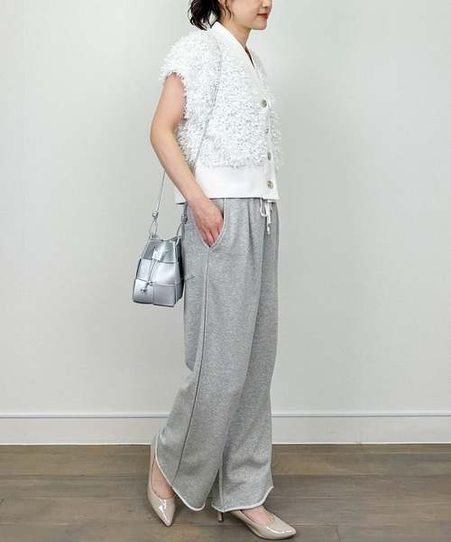 DIARIUM（ディアリウム）の「【日本製】配色スウェットパンツ（その他パンツ・レディース・ブラック/グレー・M）」の16枚目の写真