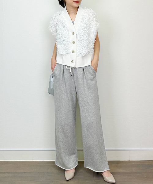 DIARIUM（ディアリウム）の「【日本製】配色スウェットパンツ（その他パンツ・レディース・ブラック/グレー・M）」の15枚目の写真