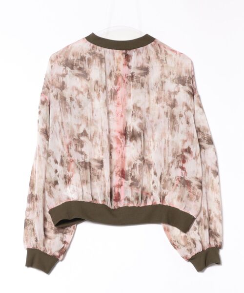 Q(キュー)の「ニュアンスカラーブルゾン(ブルゾン・レディース・ベージュ系その他/ピンク/カーキ・MEDIUM)」の9枚目の写真