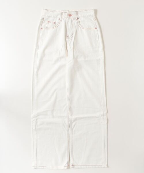 FREE STYLISTS(フリー スタイリスト)の「YUGA_YGMC Ribbon embroidery wide length denim pants(デニムパンツ・レディース・ホワイト・L/S/M)」の12枚目の写真