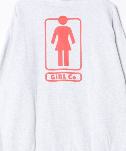 girl(ガール)の「GIRL/ガール HERITAGE UNBOXED OG FLZP パーカー GR25FUM02(パーカー・メンズ・ライトグレー/ブラック・XL/L/M)」の15枚目の写真