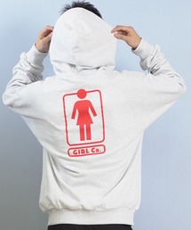 GIRL（ガール）の「GIRL/ガール HERITAGE UNBOXED OG FLZP  パーカー GR25FUM02（パーカー）」