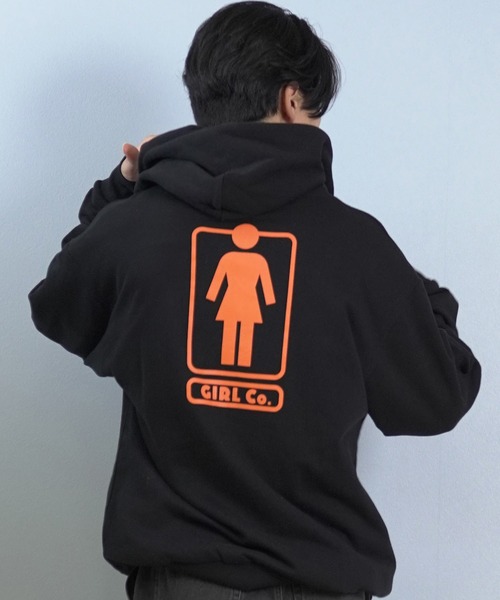 girl(ガール)の「GIRL/ガール HERITAGE UNBOXED OG FLZP パーカー GR25FUM02(パーカー・メンズ・ライトグレー/ブラック・XL/L/M)」の4枚目の写真