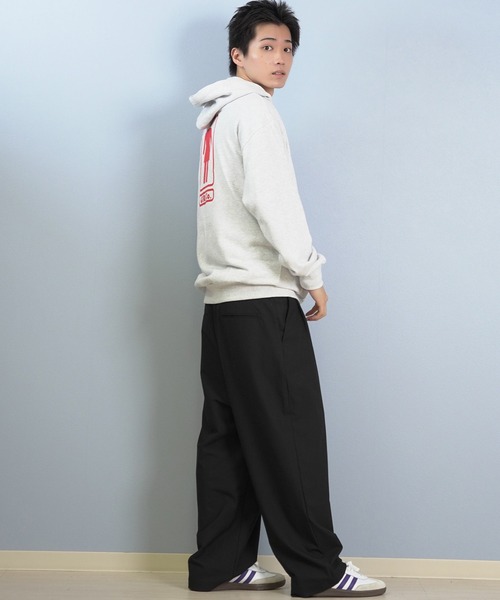 girl(ガール)の「GIRL/ガール HERITAGE UNBOXED OG FLZP パーカー GR25FUM02(パーカー・メンズ・ライトグレー/ブラック・XL/L/M)」の12枚目の写真