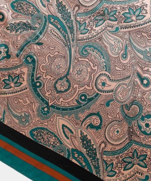 チャイハネ(チャイハネ)の「【チャイハネ】カラリスカーフ(バンダナ/スカーフ・レディース・ブラック/パープル/ブラウン/ネイビー/ベージュ・FREE)」の7枚目の写真