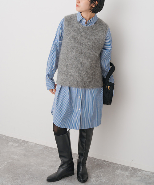 アルパカ混ニットベスト（ベスト）｜Spick & Span（スピックアンド