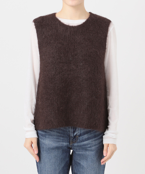 LEON & HARPER アルパカ混ニットベスト アルパカ混ニットベスト | スピック＆スパン(Spick and Span