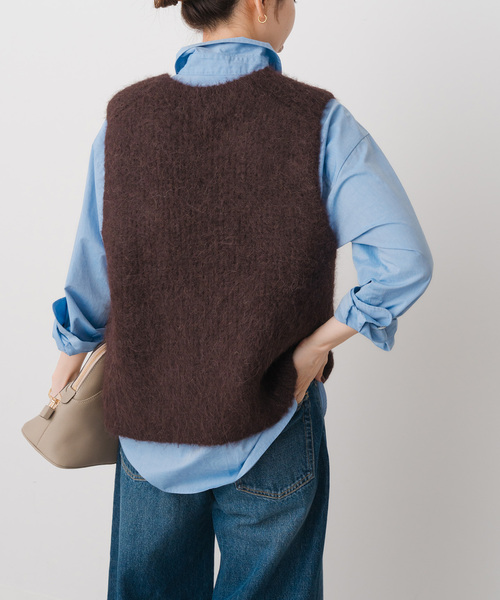 アルパカ混ニットベスト（ベスト）｜Spick & Span（スピックアンド