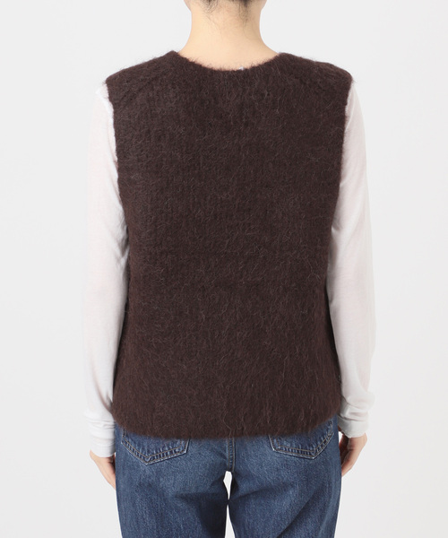 イチアンティークス アルパカ混 ニットベスト イチアンティークス アルパカ混 ニットベスト ichi/Antiquite's