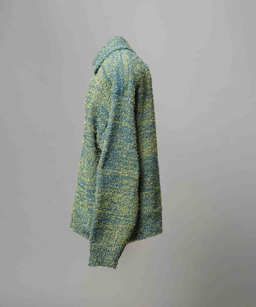 UNISEX》Mix Color Fancy Yarn Prime-Over Skipper Knit