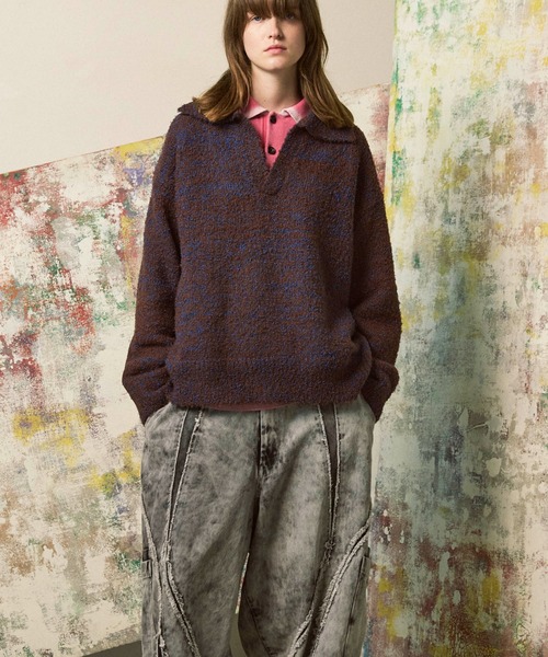 SYUMAN. × Y.A.R.N 刺繍プルオーバーフーディー M SYUMAN. × Y.A.R.N 刺繍プルオーバーフーディー M