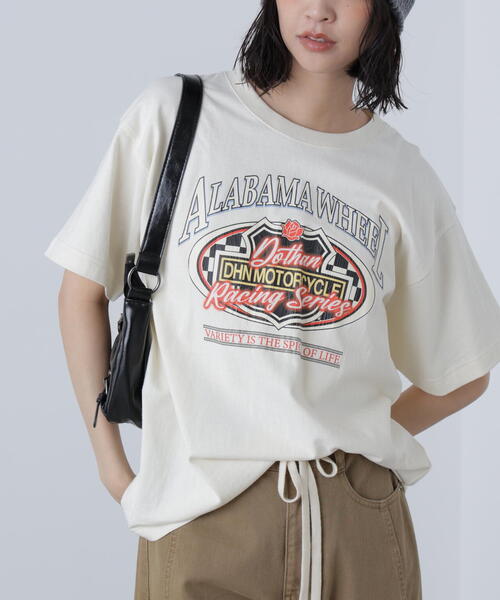 FREE'S MART(フリーズマート)の「◆〈フリーズマート別注〉テネシーリバービッグTシャツ(Tシャツ/カットソー・レディース・グレー/ホワイト・FREE)」の1枚目の写真