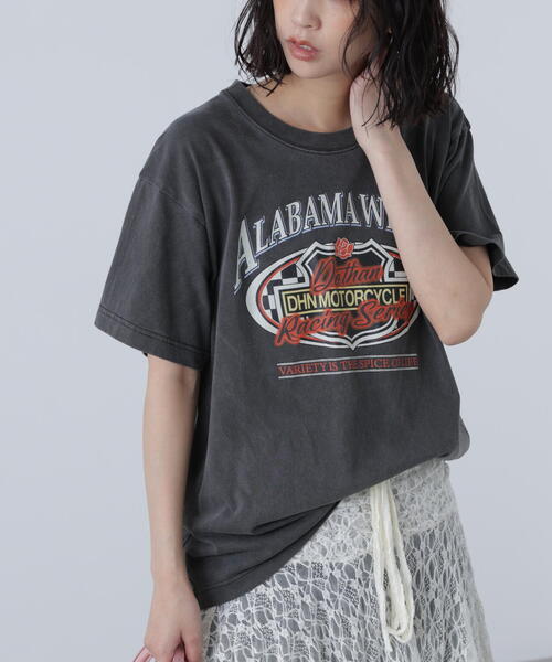FREE'S MART(フリーズマート)の「◆〈フリーズマート別注〉テネシーリバービッグTシャツ(Tシャツ/カットソー・レディース・グレー/ホワイト・FREE)」の7枚目の写真