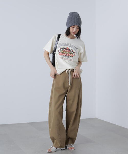 FREE'S MART(フリーズマート)の「◆〈フリーズマート別注〉テネシーリバービッグTシャツ(Tシャツ/カットソー・レディース・グレー/ホワイト・FREE)」の17枚目の写真