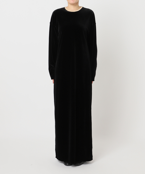 CITYSHOP(シティーショップ)の「VELVET U/N DRESS:ワンピース(ワンピース・レディース・ベージュ/ネイビー・38/36)」の10枚目の写真