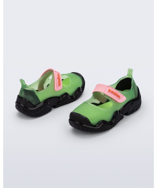 melissa（メリッサ）の「MELISSA SPRINT BALLERINA AD（スニーカー・レディース・シルバー/ブラック/ベージュ/グリーン/レッド・37/38/39/35-36）」の3枚目の写真