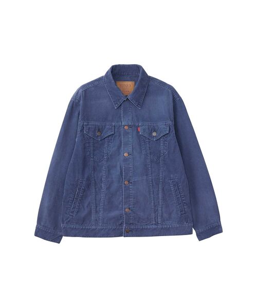 HYSTERIC GLAMOUR（ヒステリックグラマー）の「トラッカージャケット（ブルゾン・メンズ・ネイビー/パープル/ブラック・MEDIUM/LARGE/X-LARGE/SMALL）」の2枚目の写真